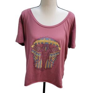 DMB Dave Matthews Band TShirt Womens Size XL Short Sleeve Scoop Neck Hi-Low Trib
